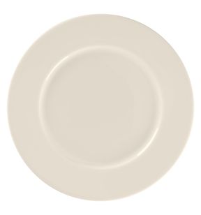 Assiette plate rond blanc porcelaine bone china Ø 25,1 cm Fedra Rak