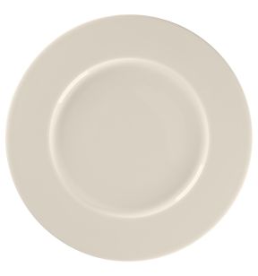 Assiette plate rond blanc porcelaine bone china Ø 31,5 cm Fedra Rak