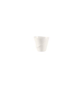Tasse sans anse rond blanc porcelaine bone china 16,5 cl Ø 8,3 cm Pose Rak
