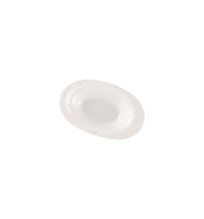 Bol ovale blanc porcelaine bone china 38 cl 23,8 cm Pose Rak