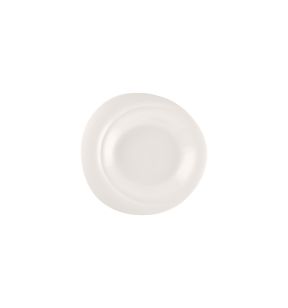 Vlakke plaat rond wit bone china x23.1 Pose Rak
