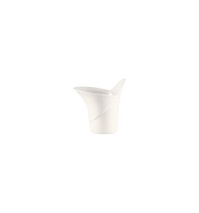 Pot à sauce rond blanc porcelaine bone china 11,6x10,3 cm Pose Rak