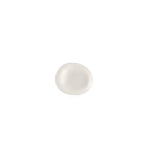Vlakke snijplaat rond wit bone china x12.4 Pose Rak