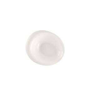 Bol irrégulier blanc porcelaine bone china 24,4 cm Pose Rak