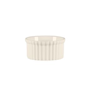 Beurrier rond blanc porcelaine bone china Ø 6,8 cm Spectra Rak