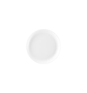 Vlakke snijplaat rond wit bone china Ø 23.8 Spectra Rak