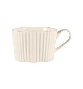 Tasse à café / thé rond blanc porcelaine bone china 19,6 cl Ø 32,2 cm Spectra Rak