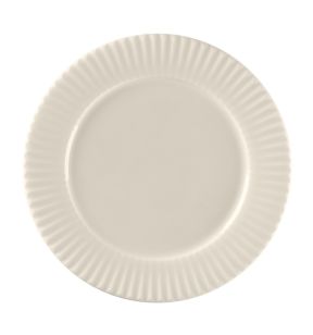 Assiette plate rond blanc porcelaine bone china Ø 16 cm Spectra Rak
