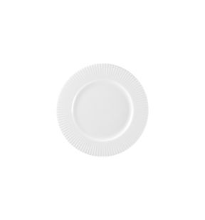 Vlakke plaat rond wit bone china Ø 26.9 Spectra Rak