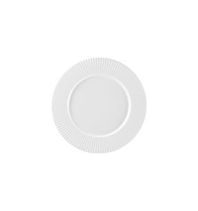 Vlakke plaat rond wit bone china Ø 29.2 Spectra Rak
