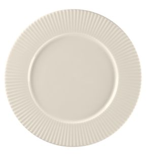 Assiette plate rond blanc porcelaine bone china Ø 29,2 cm Spectra Rak
