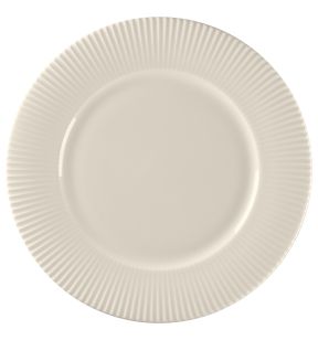 Assiette plate rond blanc porcelaine bone china Ø 32,5 cm Spectra Rak
