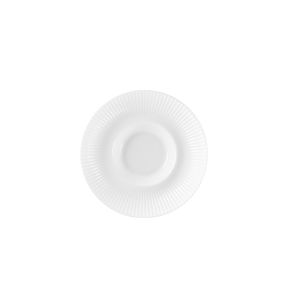 Bord voor fijnproevers rond wit bone china Ø 26.2 Spectra Rak