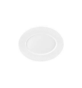 Schotel ovaal wit bone china 33.6 Spectra Rak