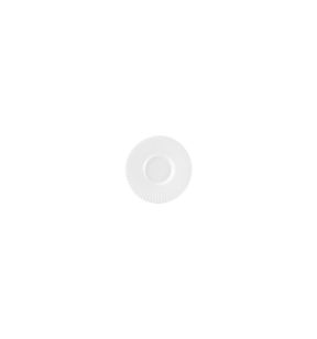 Sous tasse à espresso rond blanc porcelaine bone china Ø 13 cm Spectra Rak