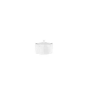Suikerpot & deksel rond wit bone china 28 cl Ø 10 Spectra Rak