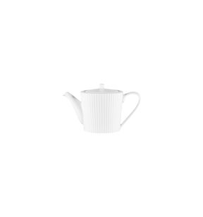 Théière avec couvercle rond blanc porcelaine bone china 62,4 cl Ø 12,7 cm Spectra Rak