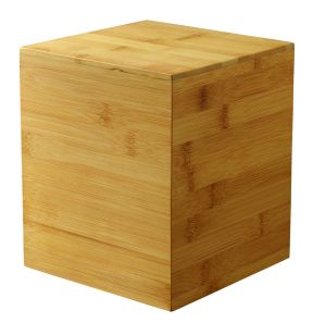 Rehausse cube bambou 17x17x20 cm Oxstal