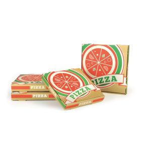 Boîte à pizza marron 40x40x4 cm (100 pièces)