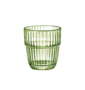 Gobelet forme basse vert verre trempé 30 cl Barshine Bormioli Rocco