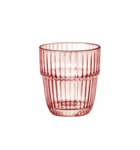 Gobelet forme basse rose verre trempé 30 cl Barshine Bormioli Rocco