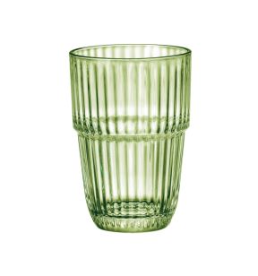Gobelet forme haute vert verre trempé 38 cl Barshine Bormioli Rocco