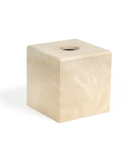 Tissuebox vierkant beige hars Casablanca Foh