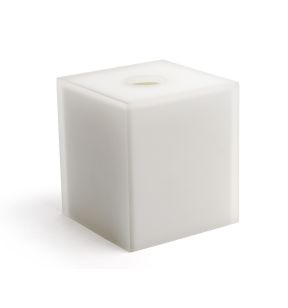 Tissuebox vierkant wit hars Nassau Foh