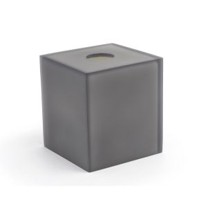 Tissuebox vierkant grijs hars Nassau Foh