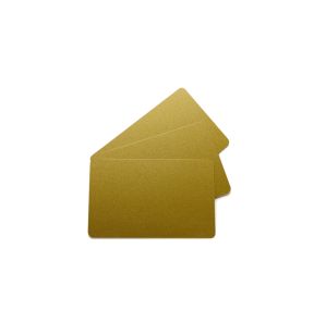 PVC-kaart rechthoekig goud 86x54 mm Edikio