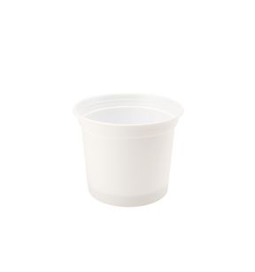 Pot avec couvercle rond blanc Ø 93,7 mm 25 cl Carty (250 pièces)