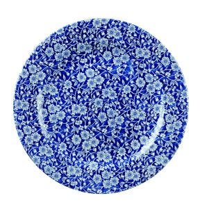 Assiette plate rond Victorian Calico Bleu Prague porcelaine Ø 30,5 cm Vintage Prints Churchill