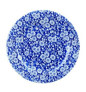 Assiette plate rond Victorian Calico Bleu Prague porcelaine Ø 21 cm Vintage Prints Churchill