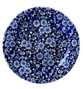 Assiette plate rond Victorian Calico Bleu Willow porcelaine Ø 27,6 cm Vintage Prints Churchill