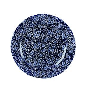 Assiette plate rond Victorian Calico Bleu Willow porcelaine Ø 21 cm Vintage Prints Churchill