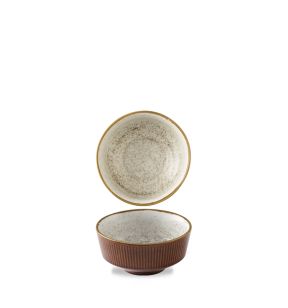 Bol à soupe rond brun porcelaine vitrifiée Ø 13 cm Kochi Churchill