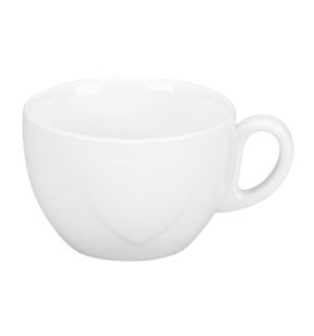 Tasse à café / thé blanc porcelaine 23 cl Ø 9,4 cm  Cliché Rak