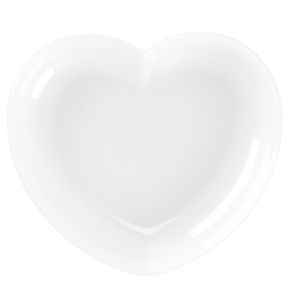 Assiette creuse blanc porcelaine 28,2x25 cm  Cliché Rak