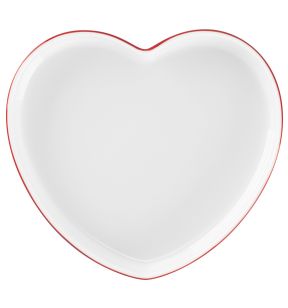 Bol bas blanc porcelaine 20,1 cm  Cliché Rak