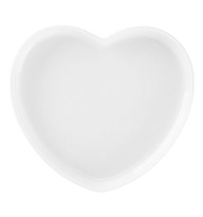 Bol bas blanc porcelaine 20,1 cm  Cliché Rak