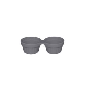 Ramequin rond gris porcelaine vitrifiée 13x6 cm Chefs Fusion Rak