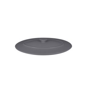Couvercle avec poignée ovale gris porcelaine vitrifiée 31x21 cm Chefs Fusion Rak