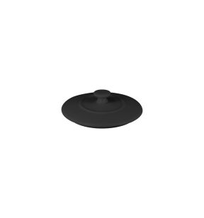Couvercle pour cocotte rond noir porcelaine vitrifiée Ø 9,8 cm Chefs Fusion Rak