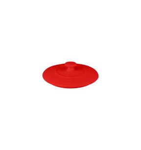 Deksel voor kookpotje rond rood verglaasd Ø 9.8 Chefs Fusion Rak