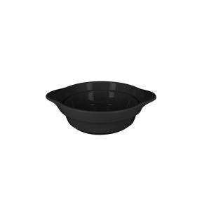 Cocotte rond noir porcelaine vitrifiée Ø 16 cm Chefs Fusion Rak
