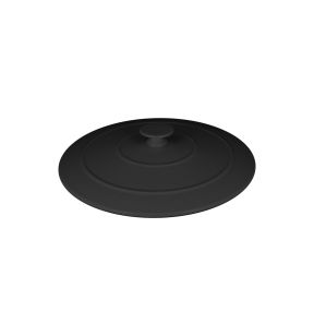 Couvercle pour cocotte rond noir porcelaine vitrifiée Ø 21,1 cm Chefs Fusion Rak