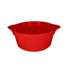 Cocotte rond rouge porcelaine vitrifiée Ø 28,2 cm Chefs Fusion Rak