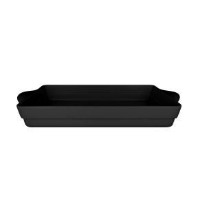 Terrine rectangulaire noir porcelaine vitrifiée 47x24,5 cm Chefs Fusion Rak
