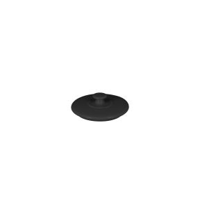 Couvercle pour soupière rond noir porcelaine vitrifiée Ø 10,5 cm Chefs Fusion Rak