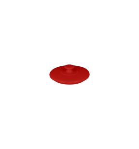 Couvercle pour soupière rond rouge porcelaine vitrifiée Ø 10,5 cm Chefs Fusion Rak